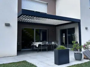 pergolas bioclimatique adossée