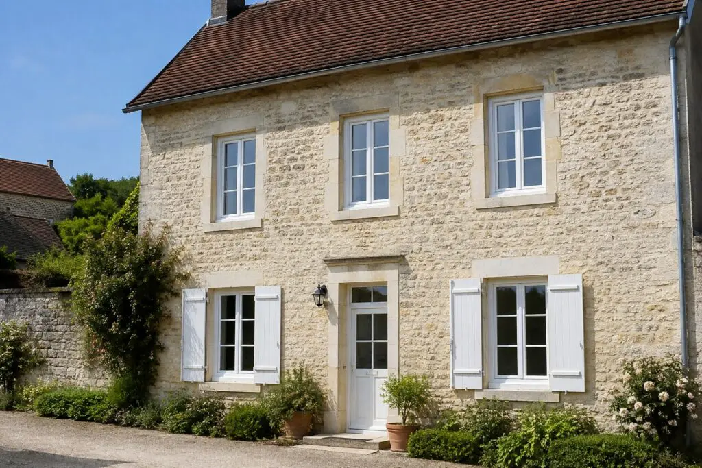 maison ancienne fenêtre pvc