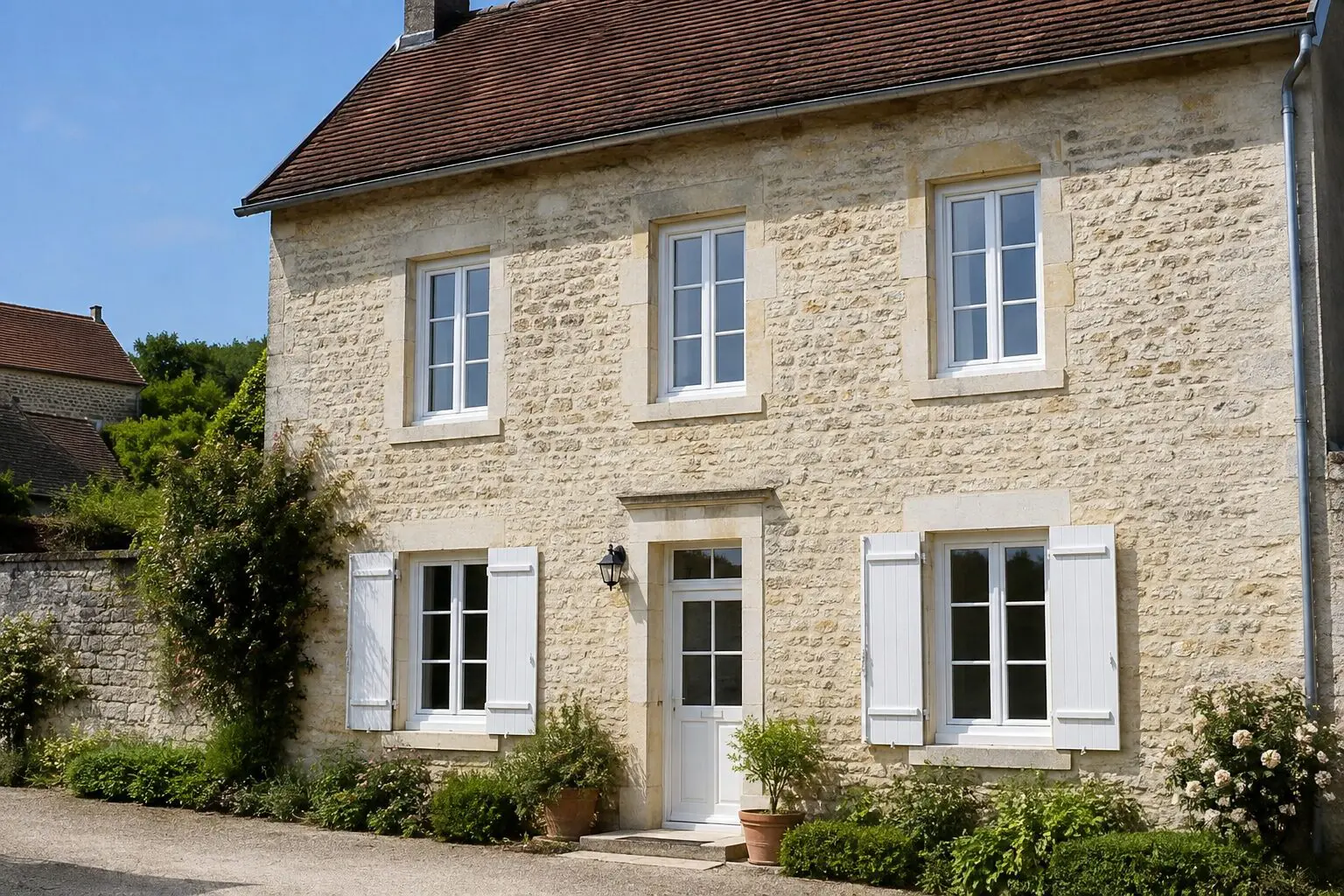 maison ancienne fenêtre pvc