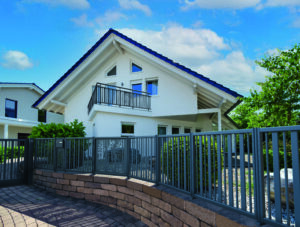 clôture aluminium gris anthracite