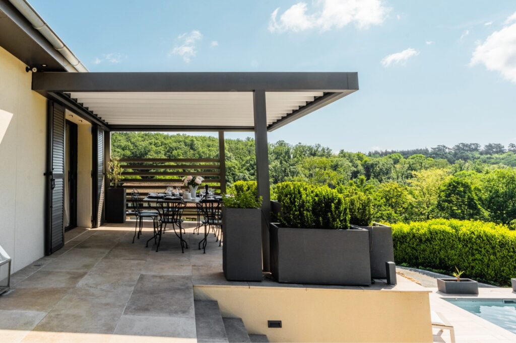 pergola autoporté aluminium design