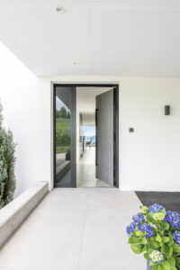 porte d'entrée vitrage discret