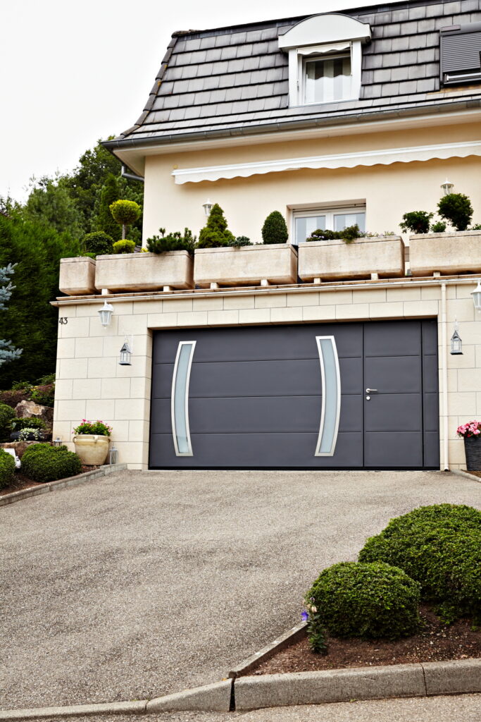 porte de garage design motorisée