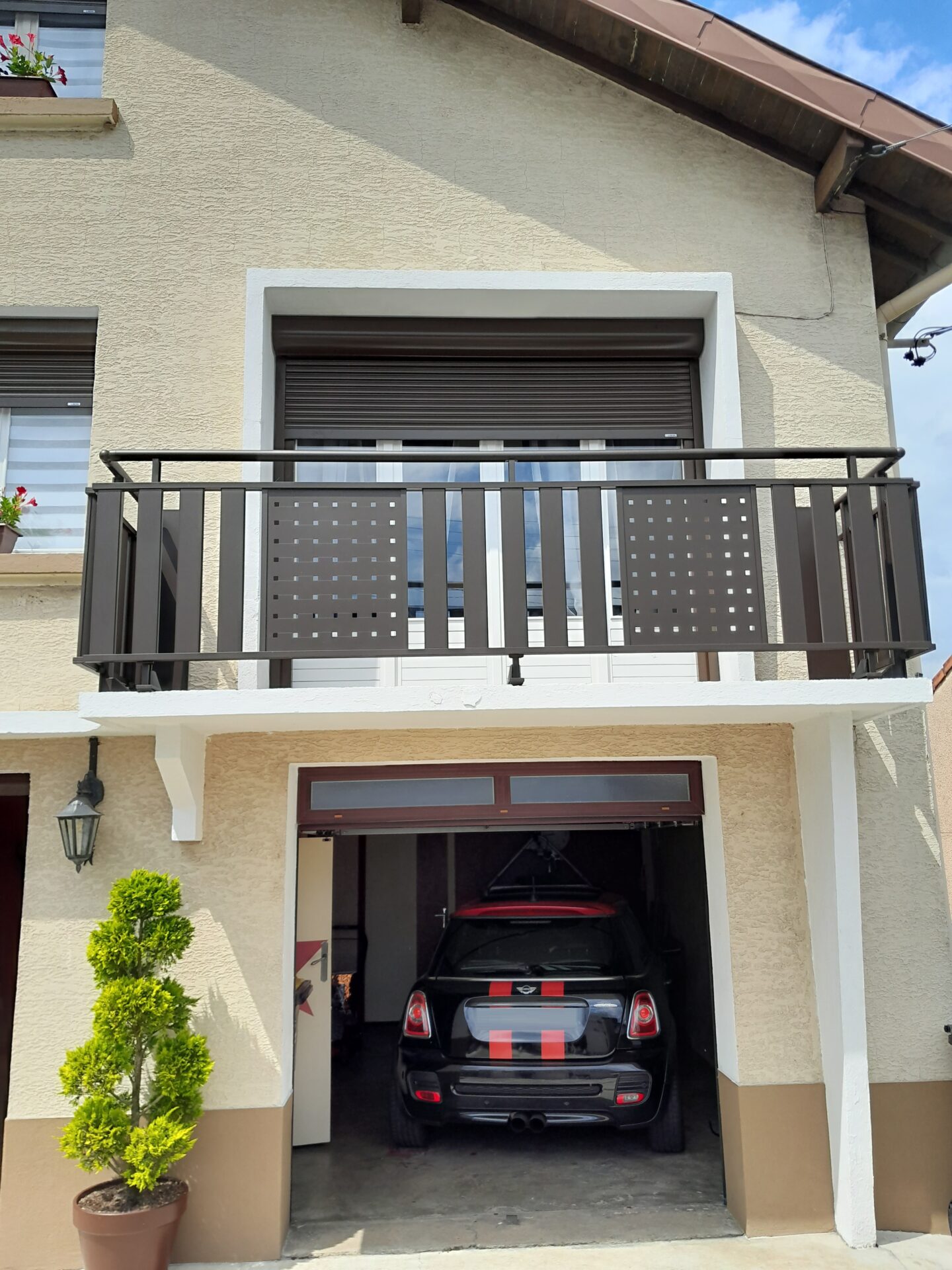 garde corps ajoure motif balcon