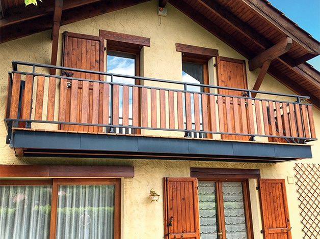 garde corps barreau aluminium sur mesure